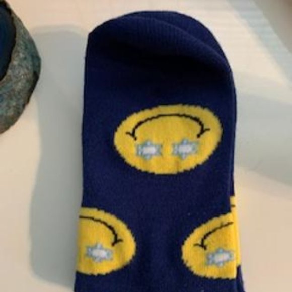 Jewish Star Smile Crew Socks - Picture 3 of 4